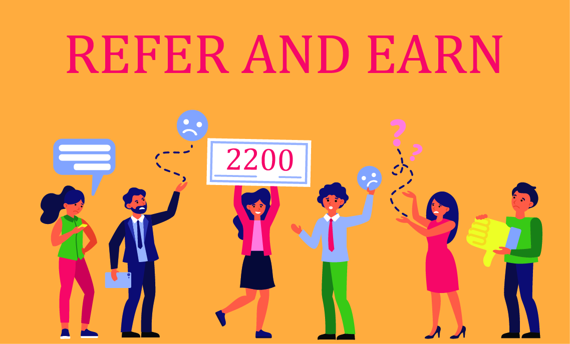 Refer to your freinds to book travel, and earn upto 2,200